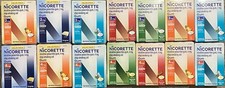 Nicorette Gum Variety Pack 100ct  Value Packs All Flavors CLEAN BOX NO DAMAGES