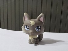 PERSIAN CAT 1411 - Authentic Littlest Pet Shop - Hasbro LPS Wolf Cat