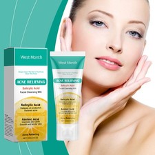 Salicylic Acid Face Wash Acne Treatment, Oil Control Hydrating Gentle Non-drying