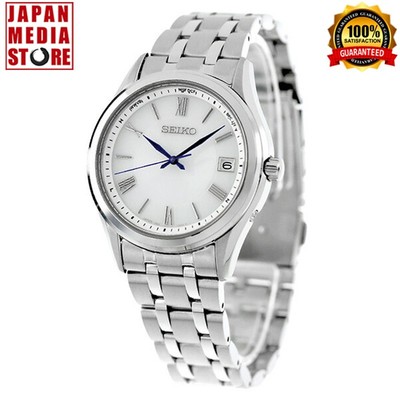 Seiko Selection SBTM357 Solar Atomic Radio Sapphire Stainless Men Watch  JAPAN