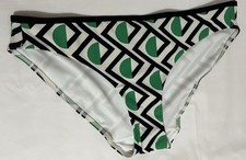 NEXT Ladies Size 14 Green Geo High Leg Bikini Bottom BNWT