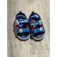 Cocomelon JJ Cody Toddler Boys Blue Red Space Rocket Sandals Size 3