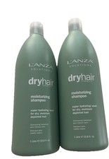 Lanza Solutions Dry Hair Moisturizing Shampoo 33.8 Oz Each 2 Pack