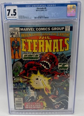MARVEL: THE ETERNALS #9, 1ST APPEARANCE OF SPRITE CGC 7.5 GRADED