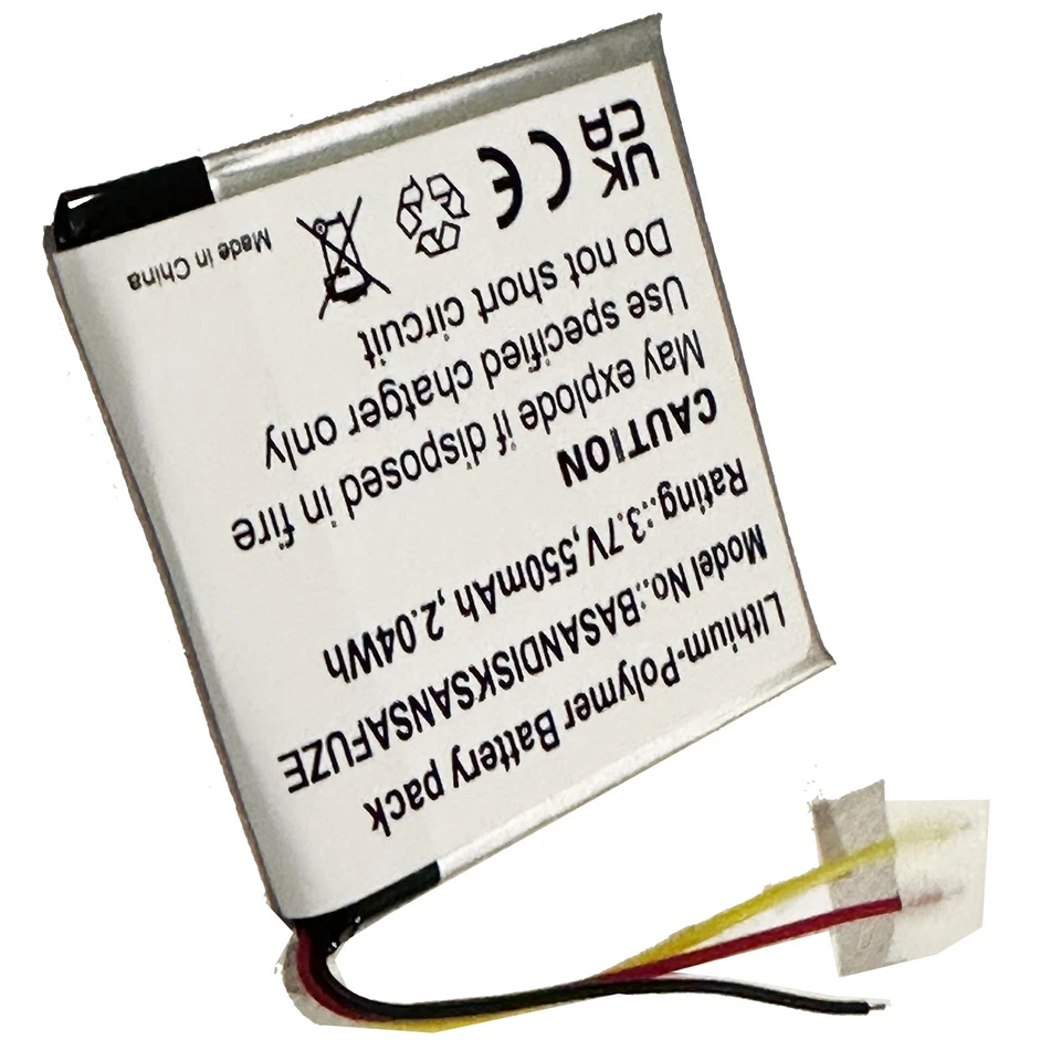 Battery for SanDisk Sansa Fuze Player 8JJH8F15 2GB 4GB 8GB Internal Replacement - Image 2 of 3