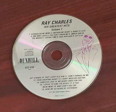 Ray Charles: His Greatest Hits, Vol. 1 CD