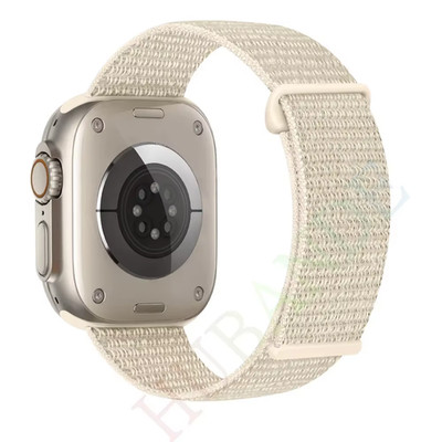 I Nylon Schlaufenarmband kompatibel mit Watch Ultra Serie 8 7 6 SE 5 4 49mm 45mm