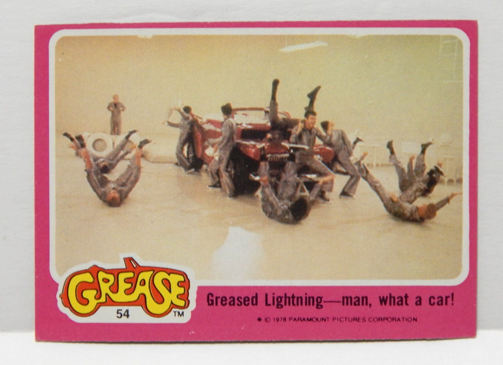 Grease Movie 1978 Topps Card 54