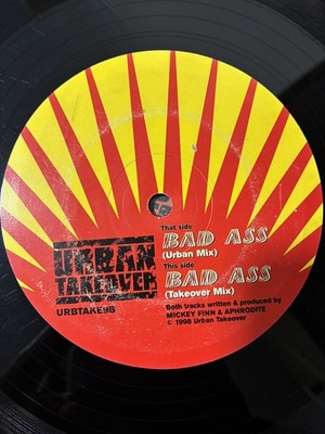 Mickey Finn & Aphrodite - Bad Ass Remixes 12'' Drum & Bass Vinyl Urban Takeover