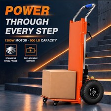 900lbs Capacity Electric Stair Climbing Hand Truck 1300W Powered Stair Climber
