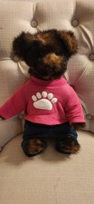 Vintage Boyds Bears 15" Plush Bear with Denim and Sweatshirt