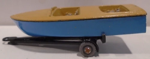 New ListingVINTAGE Matchbox Lesney 1-75 series #48 Trailer With Removable Sports Boat MINT