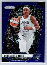 2024 Panini Prizm WNBA #20 Myisha Hines-Allen Blue Velocity Prizms Basketball