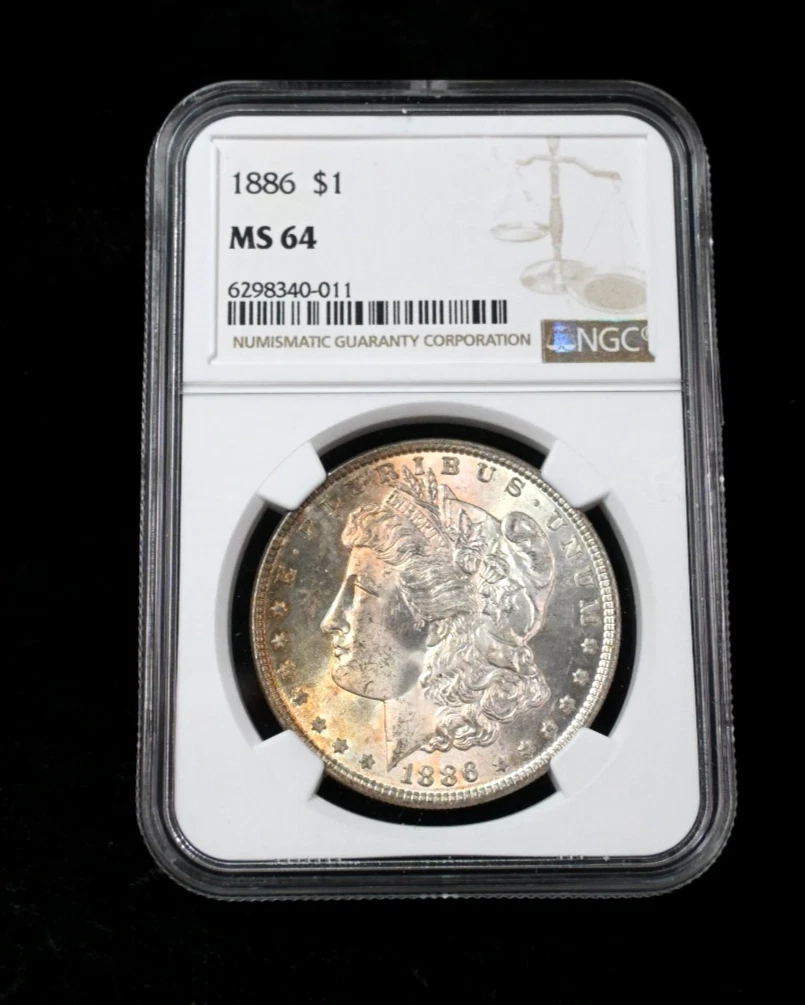 MS 64 Graded 1886 Year Morgan US Dollars (1878-1921) for sale | eBay