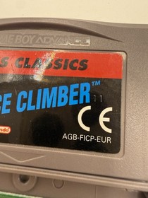 NES Classics: Ice Climber: GBA Game Boy Advance Cartridge - Tested and working 