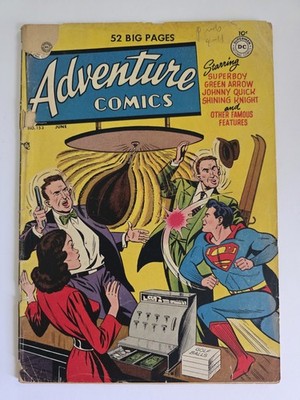 ADVENTURE COMICS #153 2.5 GD+ 1950 SUPERBOY GREEN ARROW APPEARANCE DC COMICS