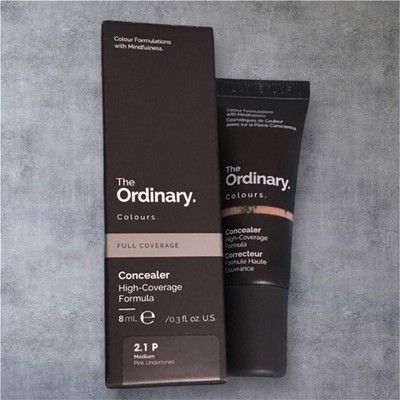 2 x The Ordinary Concealer 8ml Full Coverage Medium 2,1 P Full Size Neu in OVP