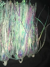 High Percentage Silicone/Mylar Salmon Trolling Flies Pack Of 3- 4” Unrigged