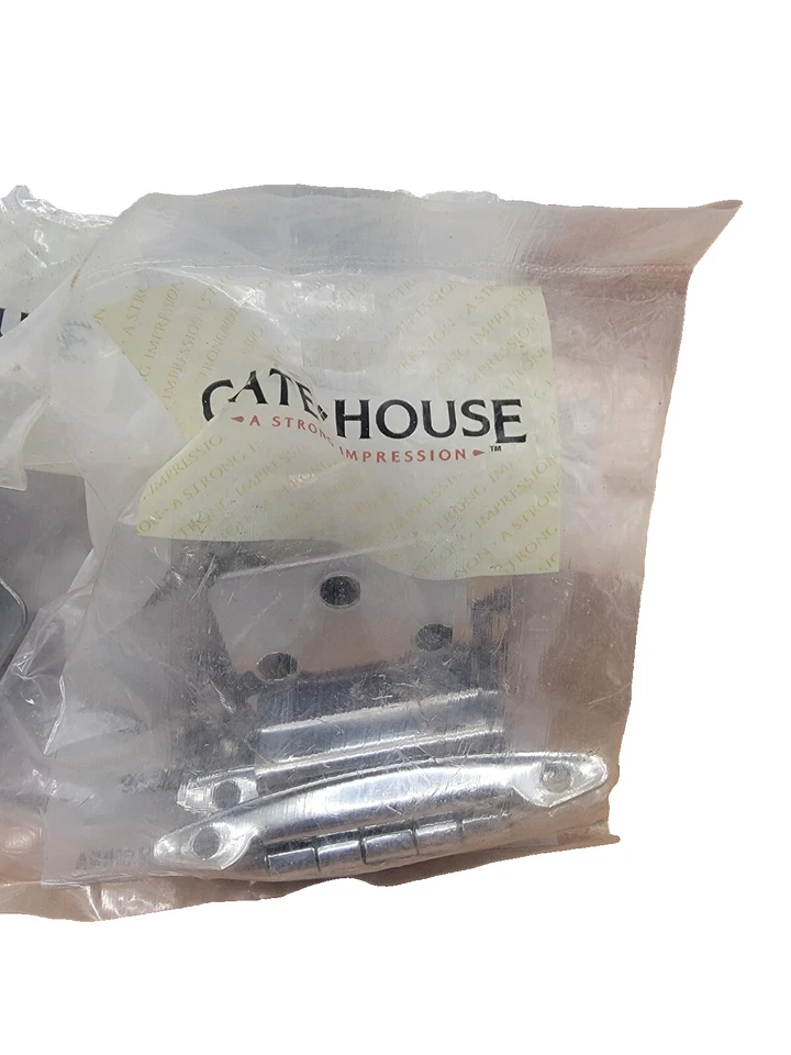 Bisagra de gabinete cromada GateHouse sin resorte de 2 3/4" con inserción de 3/8" 5 juegos en paquetes Foto 2 de 3