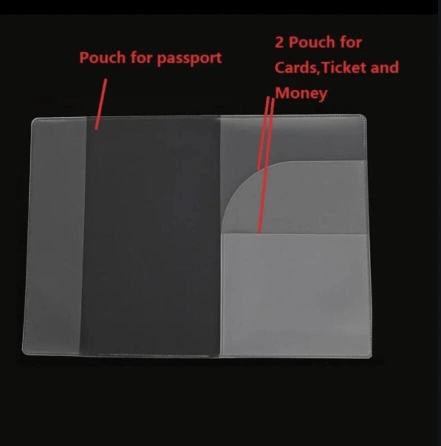 Funda protectora para pasaporte transparente impermeable - Imagen 3 de 4