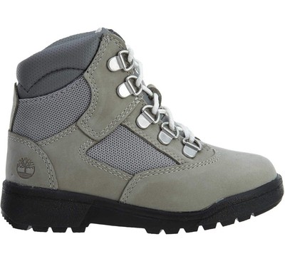 Little Boys Toddler Timberland 6 Inch Field Toddlers Boots Grey/Black Sz 9 NWOT
