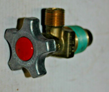 REGO L.P. GAS CYLINDER VALVE PT# 973910 CYLINDER VALVE 3/4" NGT MALE OUTLET CONN