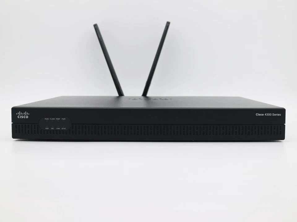 Cisco ISR4321/K9 V04 NIM-4G-LTE-GA NIM-ES2-4, License:IPBase Security Throughput - Image 2 of 4