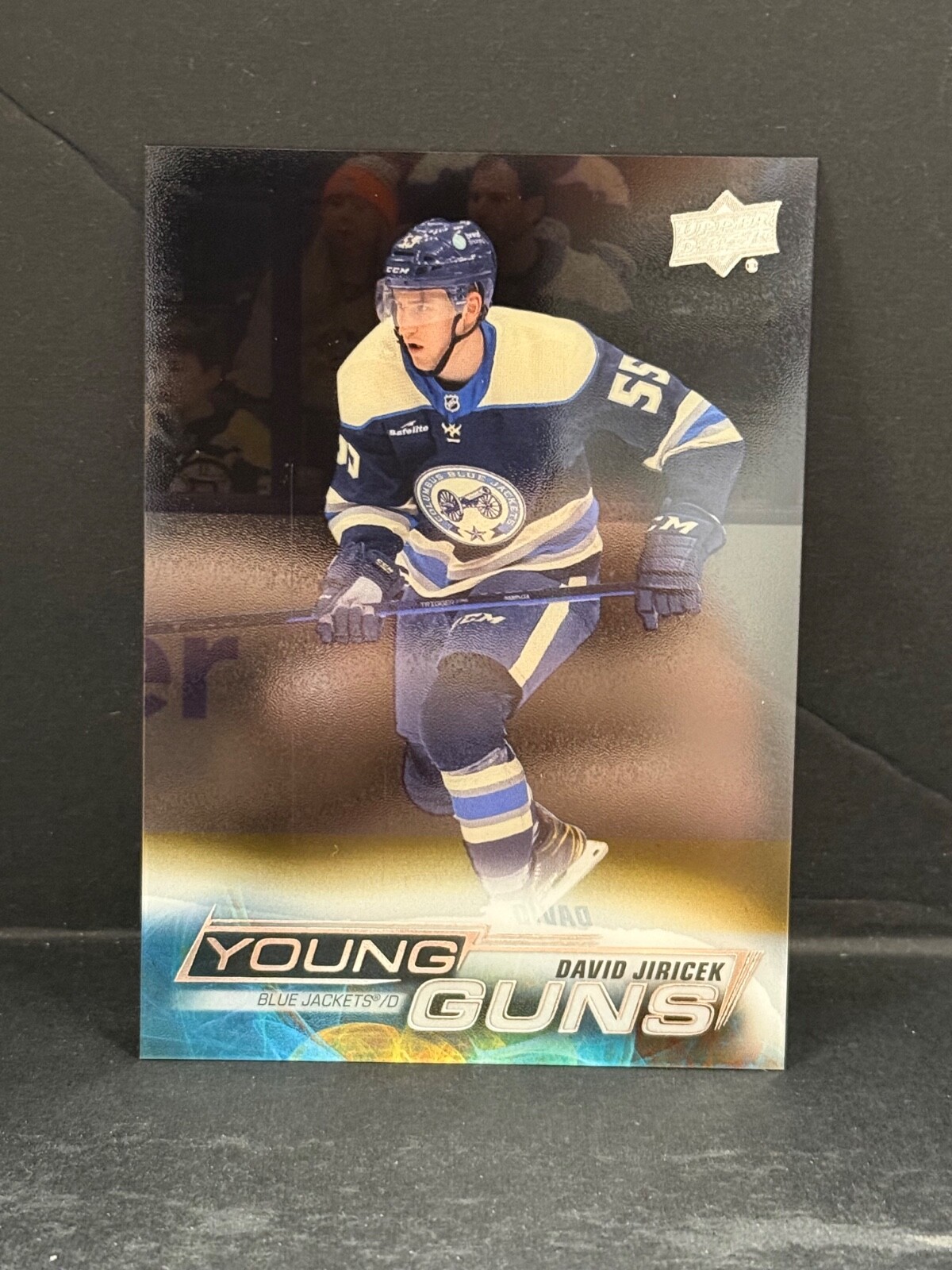 2022-23 Upper Deck #472 David Jiricek YOUNG GUNS RC Clear Cut SSP