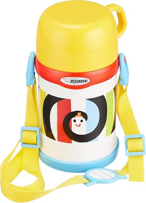 ZOJIRUSHI Thermos Bottle with Cup Stainless Steel Bottle 0.45L, Model SC-LH45 ..