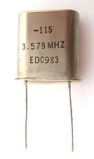 3.579-Mhz Crystal: HC33/u Style: Great for QRP on 80 Meters:  Great Price