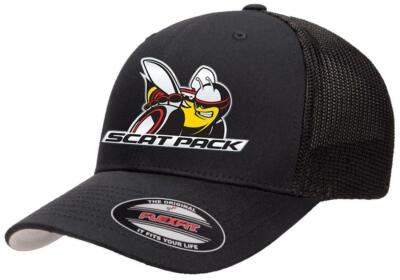 Scat Pack Charger Challenger Dart Coronet Logo Flexfit 6511 Trucker Hat Cap