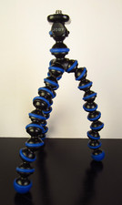 Joby GorillaPod Original Tripod Blue Adjustable Jointed 6 1/2" Tall