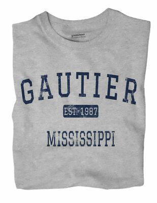 Gautier Mississippi MS T-Shirt EST
