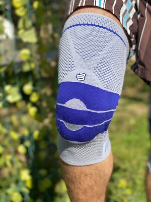 Bauerfeind GenuTrain Silicon Top Knee Brace Patella Support Sleeve ACL Size 7