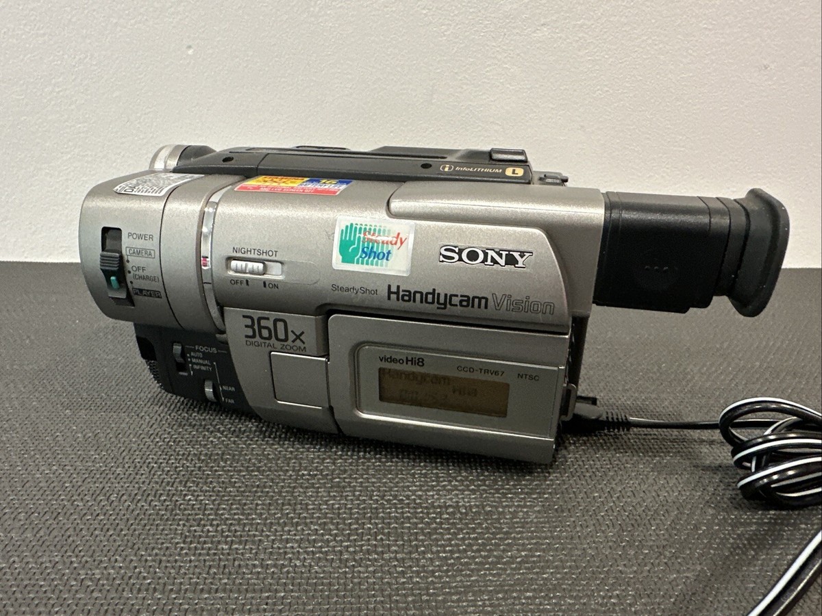 Sony NTSC Hi8 Handycam Camcorder - Video Camera CCD-TRV67 Tested