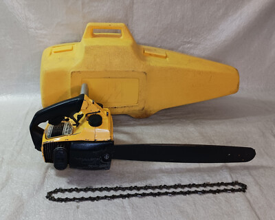 McCulloch Mini Mac 25 Chainsaw w/ 14'' Bar & Case - Untested - For Parts- READ