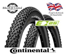 2 x Continental Cross King Cross Country Mountain Bike Tyres Rigid 26 x 2.3