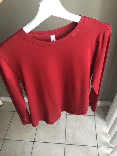 Lululemon Love Long Sleeve Red Size: 6 - Picture 4 of 12