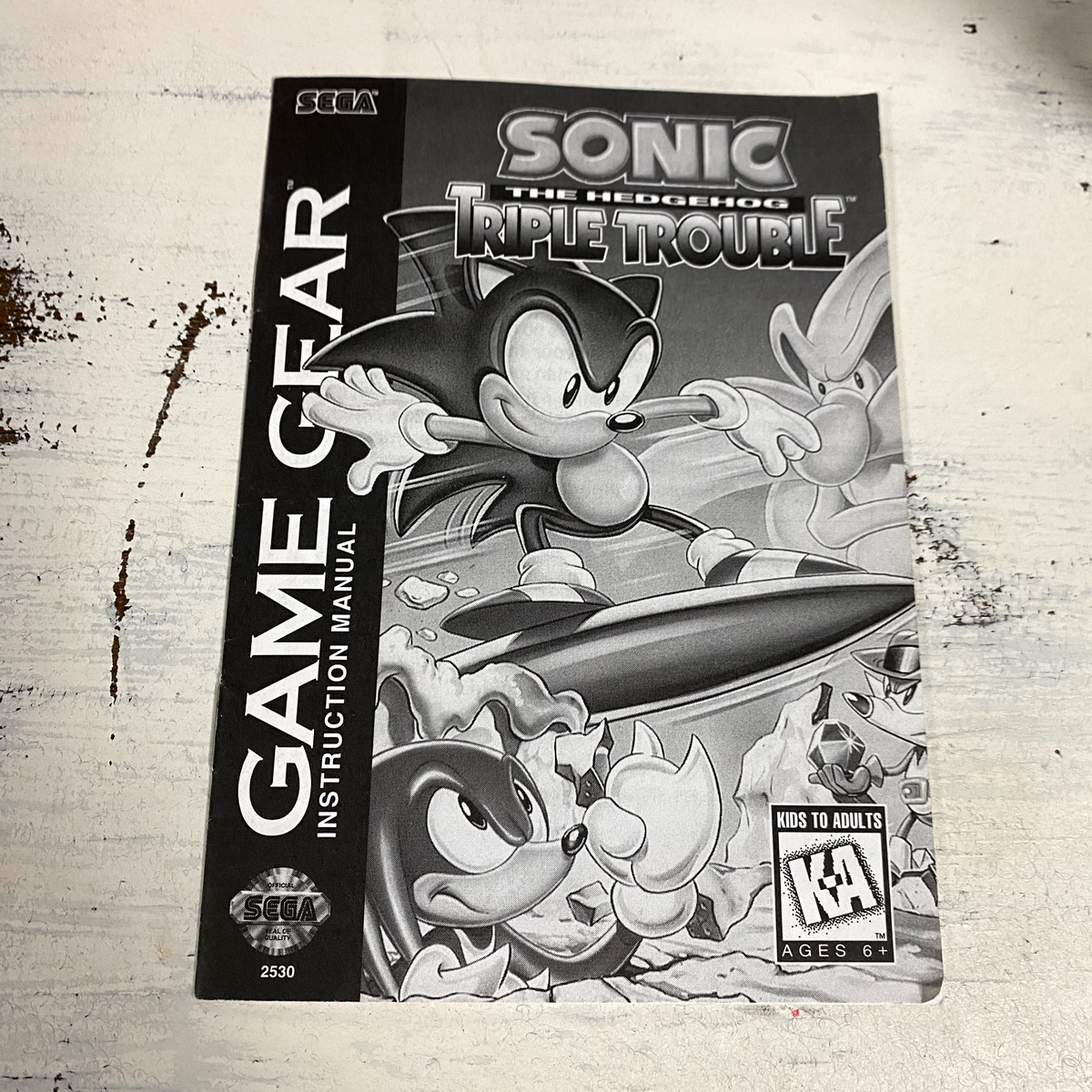 Sonic the Hedgehog: Triple Trouble Sega Game Gear Sonic the Hedgehog: Triple Trouble Sega Game Gear