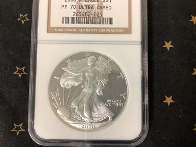 2000-P American Silver Eagle NGC PF-70 Ultra Cameo A73.910 | eBay