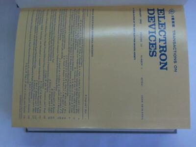 IEEE: Transactions on Electron Devices. Volume 39, 1992. 12 booklets in two ...