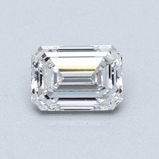 1.11 Ct EMERALD Cut IGI Certified Lab Grown CVD Diamond E Color VVS2 Clarity