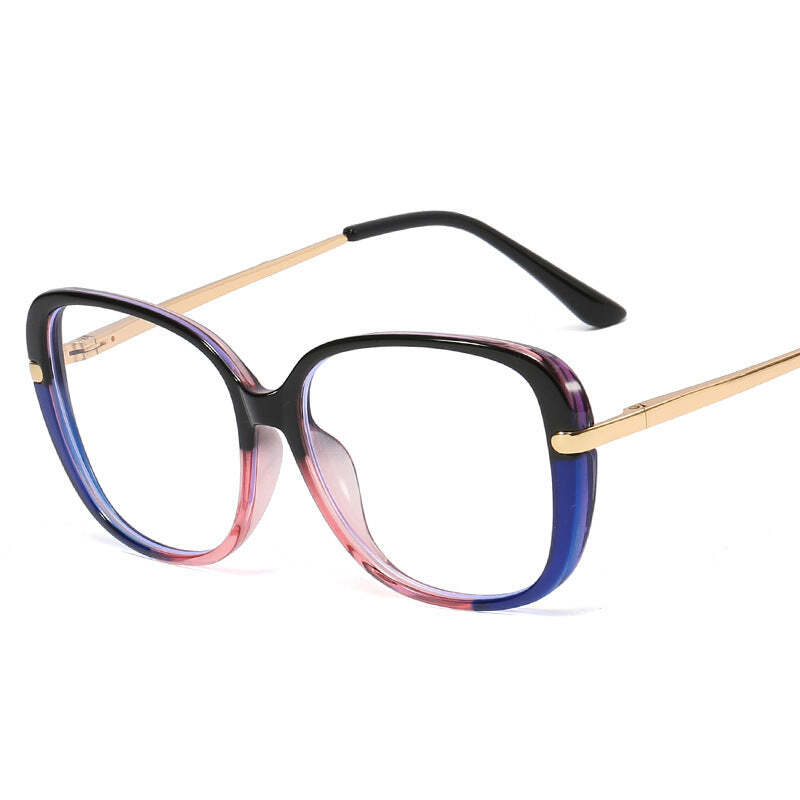 Big frame anti-blue glasses frame