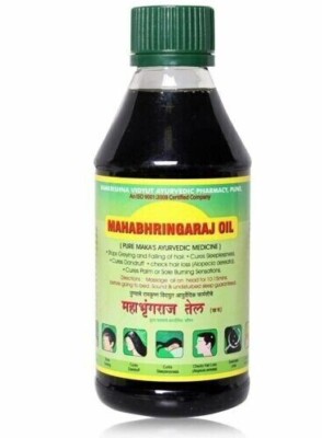 Mahabhringraj Eclipta Alba Brahmi Amla Haarwachstum Kopfhautöl 200 ml