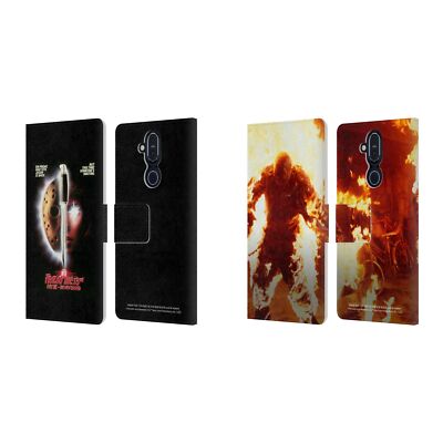 FRIDAY THE 13TH PART VII THE NEW BLOOD GRAPHICS LEATHER BOOK CASE NOKIA PHONES