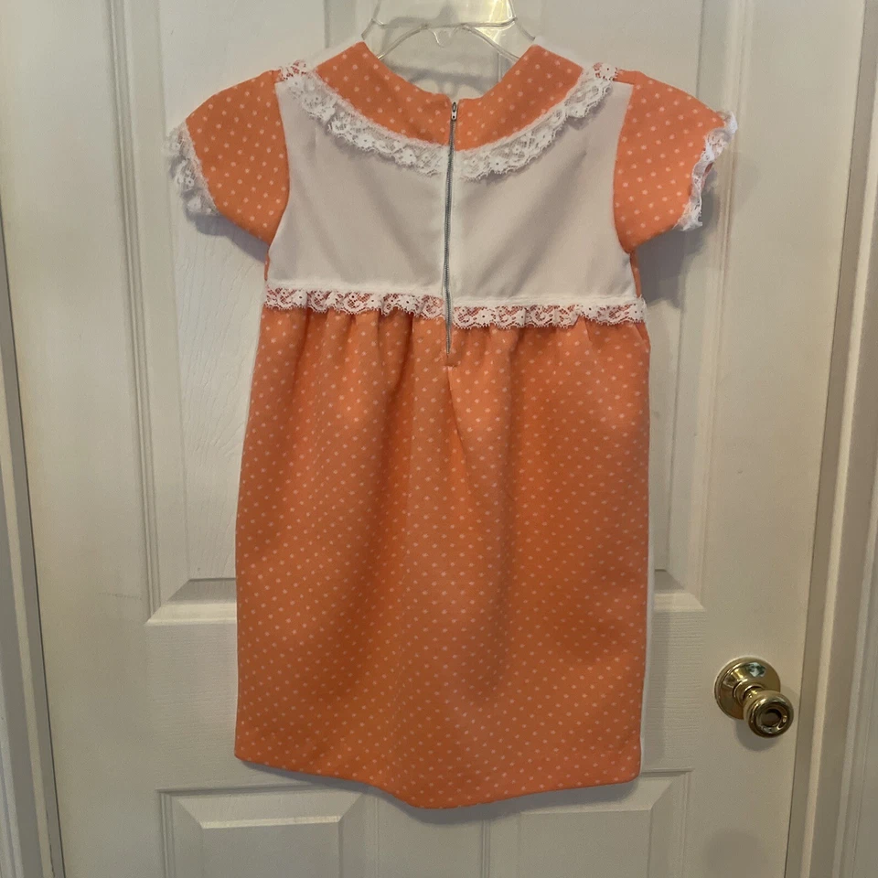 Vestido vintage hecho a mano para niña/muñeca y chaqueta forrada - Desde 1985 - NUEVO Foto 4 de 4