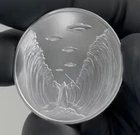 UFOS OVER THE RED SEA - MOSES 1 oz .999 Fine Silver BU Round Alien - IN STOCK!