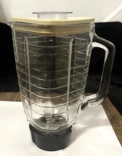 GLASS BLENDER JAR with LID and BLADES for Oster Regency Kitchen Center Model 962
