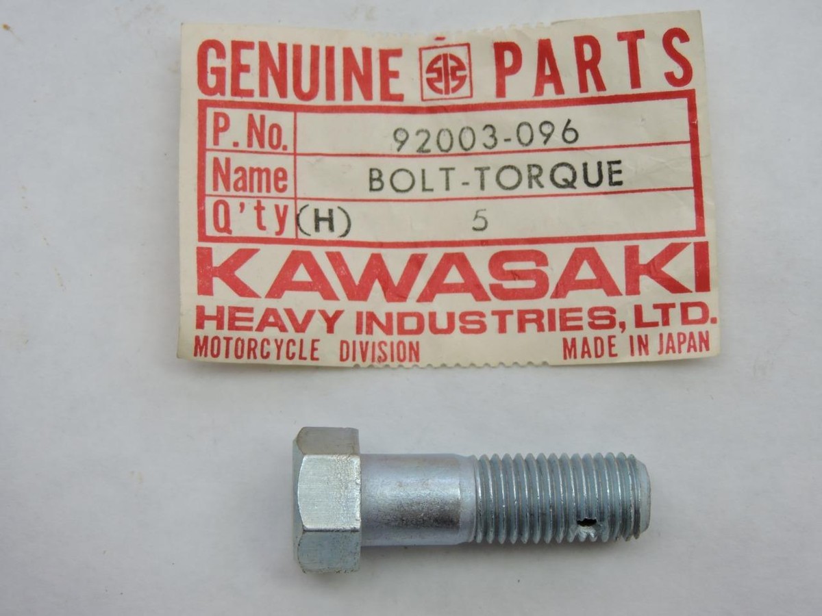【RT-179227】① 92003-096 NOS Kawasaki Swing Arm Bolt H1 S1 S3 KZ EN500 Y186p | eBay
