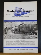 Model Railroader Magazine 1935 April Simplicity in Layout Relation between scale